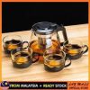5 in 1 Glass teapot set - Image 2