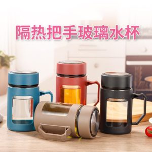 Corporate cup with lid