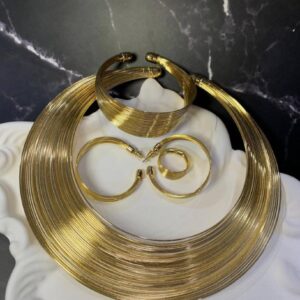 Shakira jewelry (necklace+ earring + bangle)