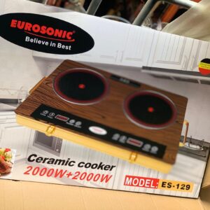 Double infrared hot plate burner